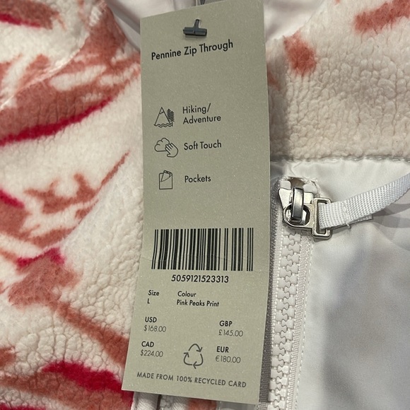 NWT Sweaty Betty fleece jacket - Picture 6 of 9